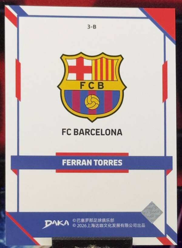 2025-2026 Daka Barcelona Final Whistle - Ferran Torres