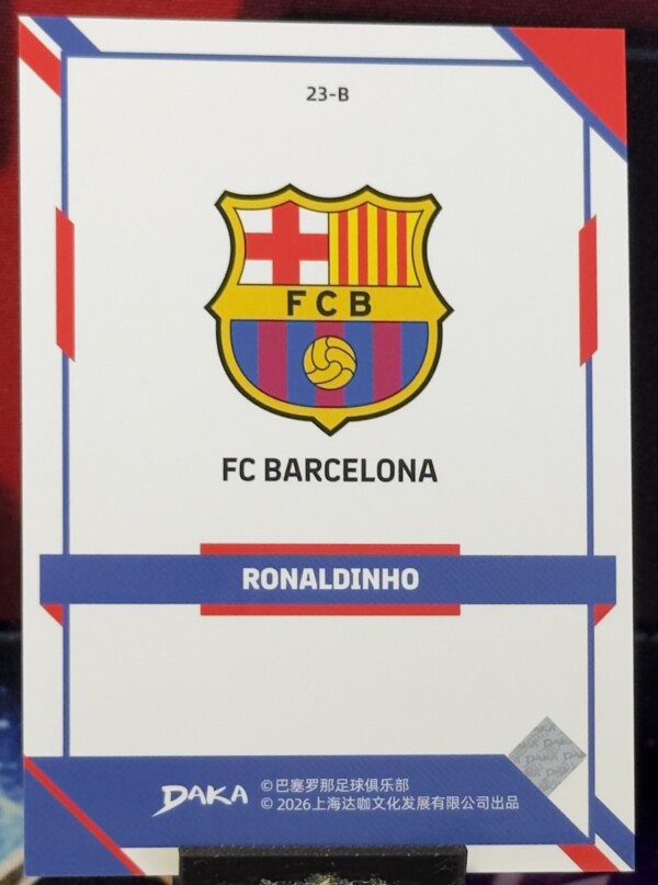 2025-2026 Daka Barcelona Final Whistle - Ronaldinho