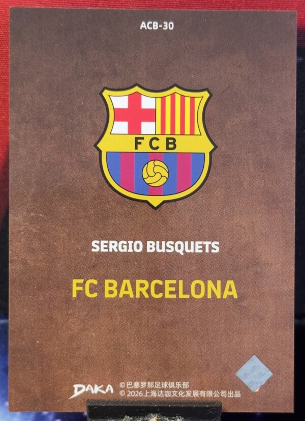 2025-2026 Daka Barcelona Final Whistle - Sergio Busquets