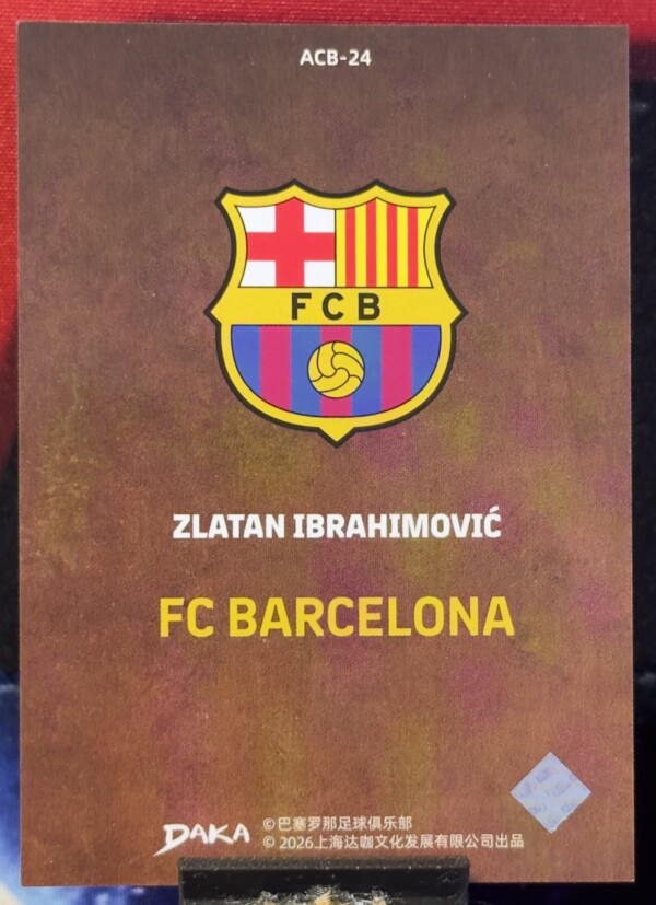 2025-2026 Daka Barcelona Final Whistle - Zlatan Ibrahimovic