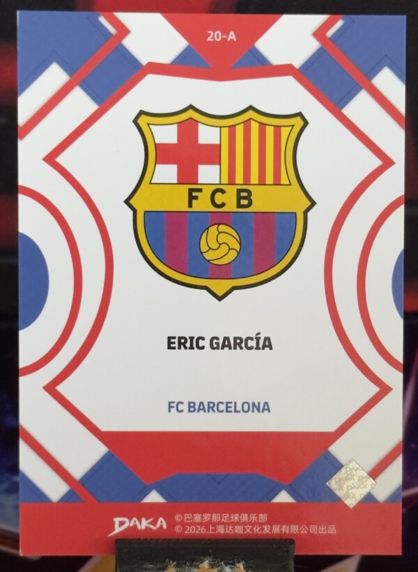 2025-2026 Daka Barcelona Final Whistle - Eric García