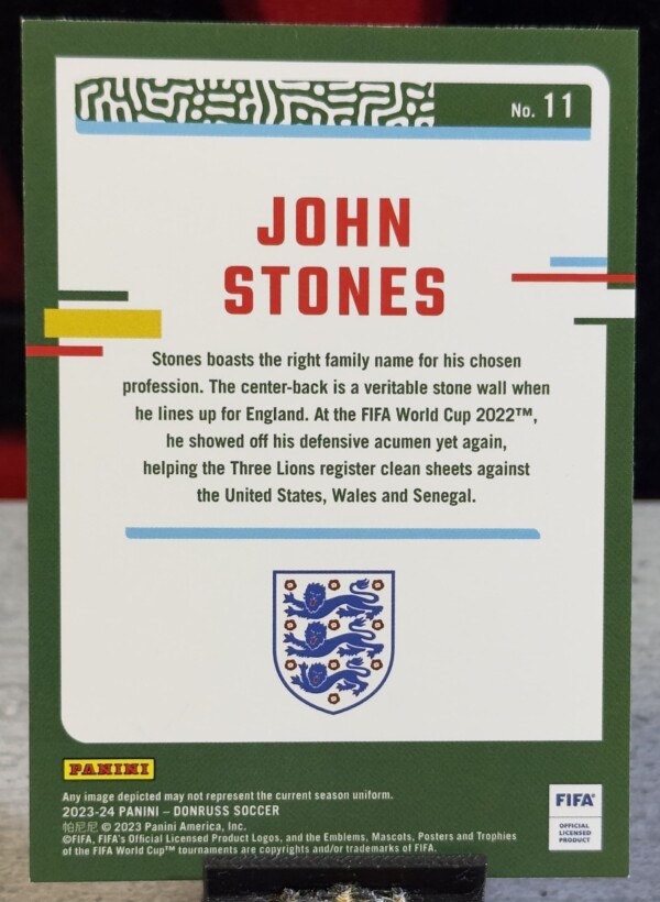 23/24 Panini donruss soccer - John Stones