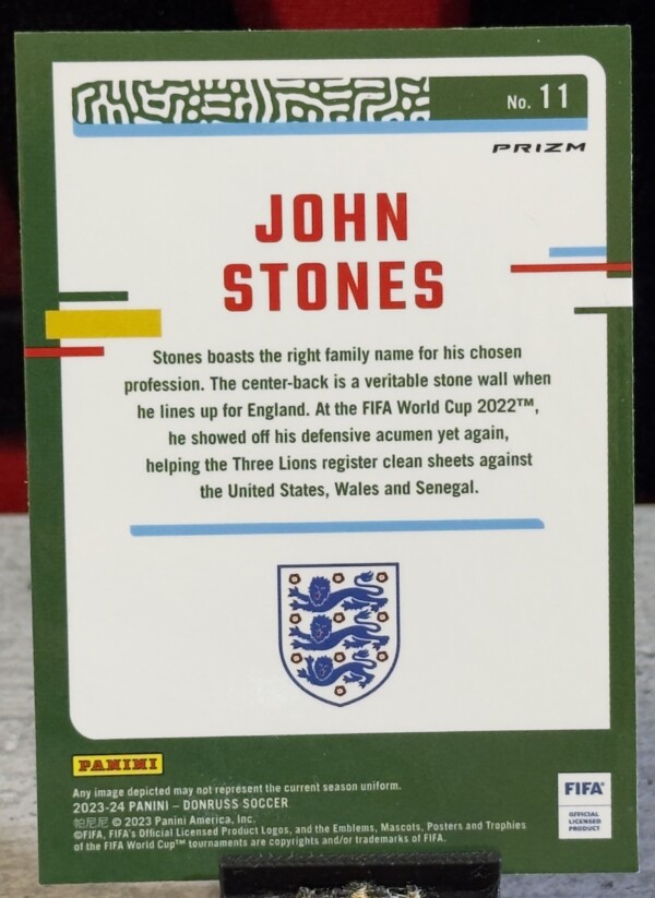 23/24 Panini donruss soccer - John Stones