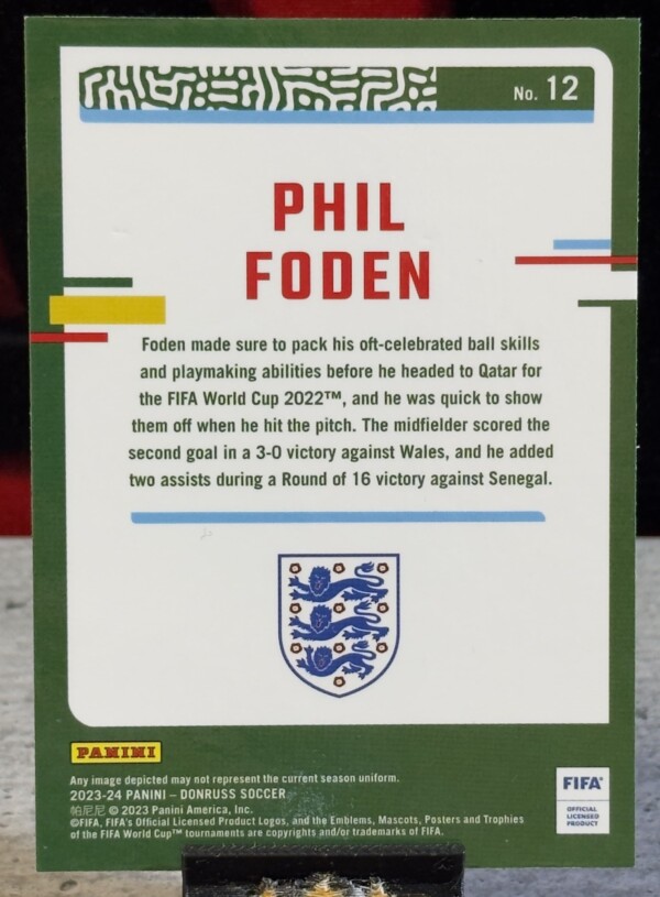 23/24 Panini donruss soccer - Phil Foden
