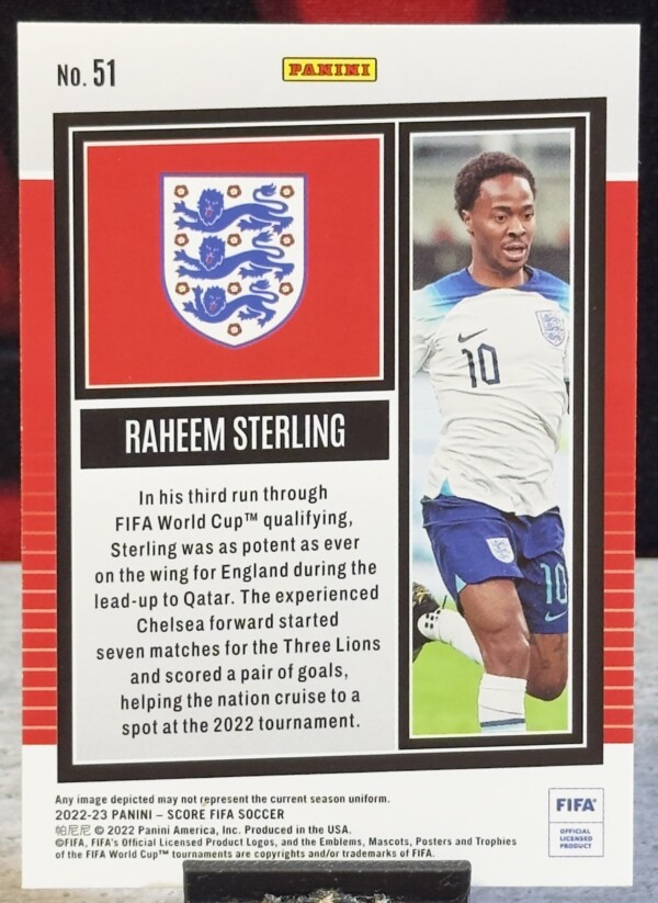 22/23 Panini score fifa soccer - Raheem Sterling