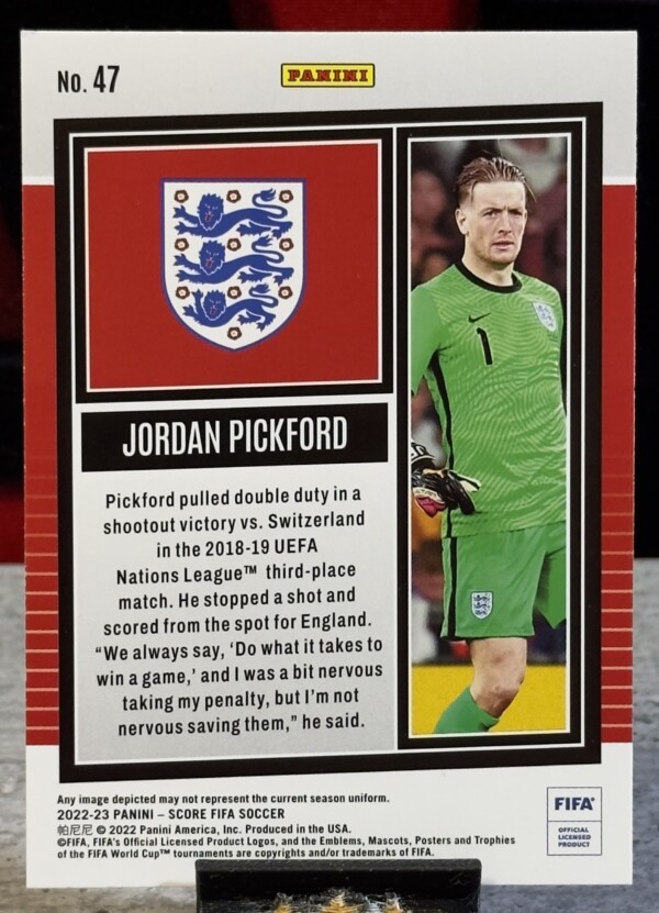 22/23 Panini score fifa soccer - Jordan Pickford