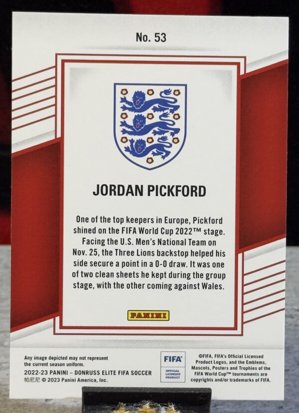 22/23 Panini donruss elite - Jordan Pickford