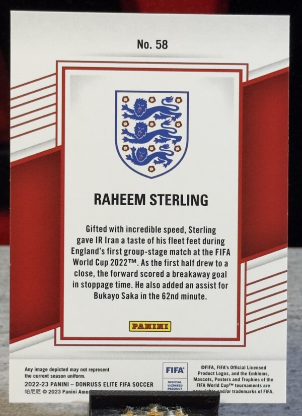 22/23 Panini donruss elite - Raheem Sterling