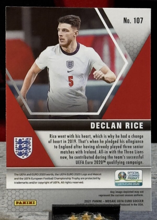 2021 Panini mosaic uefa euro - Declan Rice