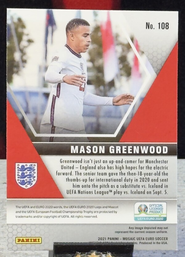 2021 Panini mosaic uefa euro - Mason Greenwood