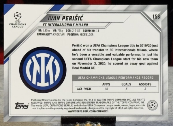 21/22 Topps Chrome UEFA - Ivan Perišič