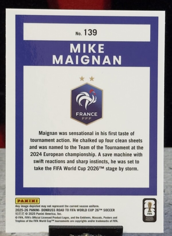 25/26 Panini donruss road to fifa - Mike Maignan