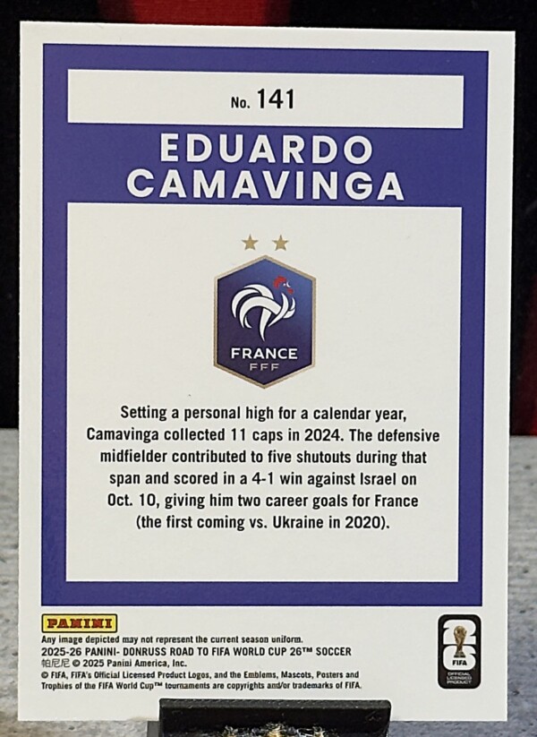 25/26 Panini donruss road to fifa - Eduardo Camavinga