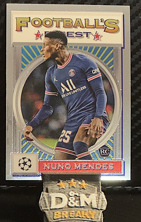 21/22 Topps Finest UEFA - Nuno Mendes