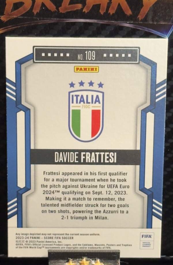 23/24 Panini score fifa soccer - Davide Frattesi