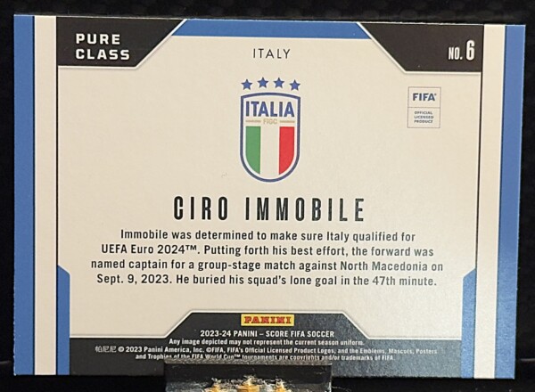 23/24 Panini score fifa soccer - Ciro Immobile