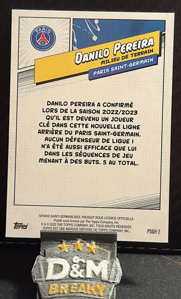 2023 Topps Paris Saint-Germain - Danilo Pereira
