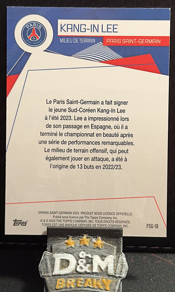 2023 Topps Paris Saint-Germain - Kang-In Lee