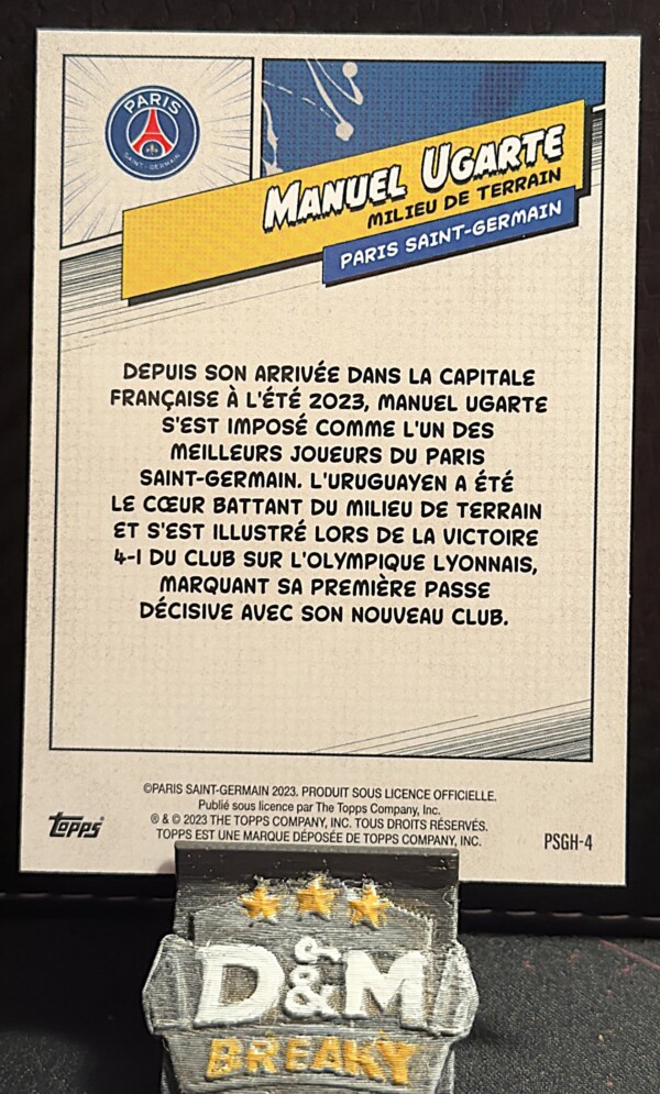 2023 Topps Paris Saint-Germain - Manuel Ugarte