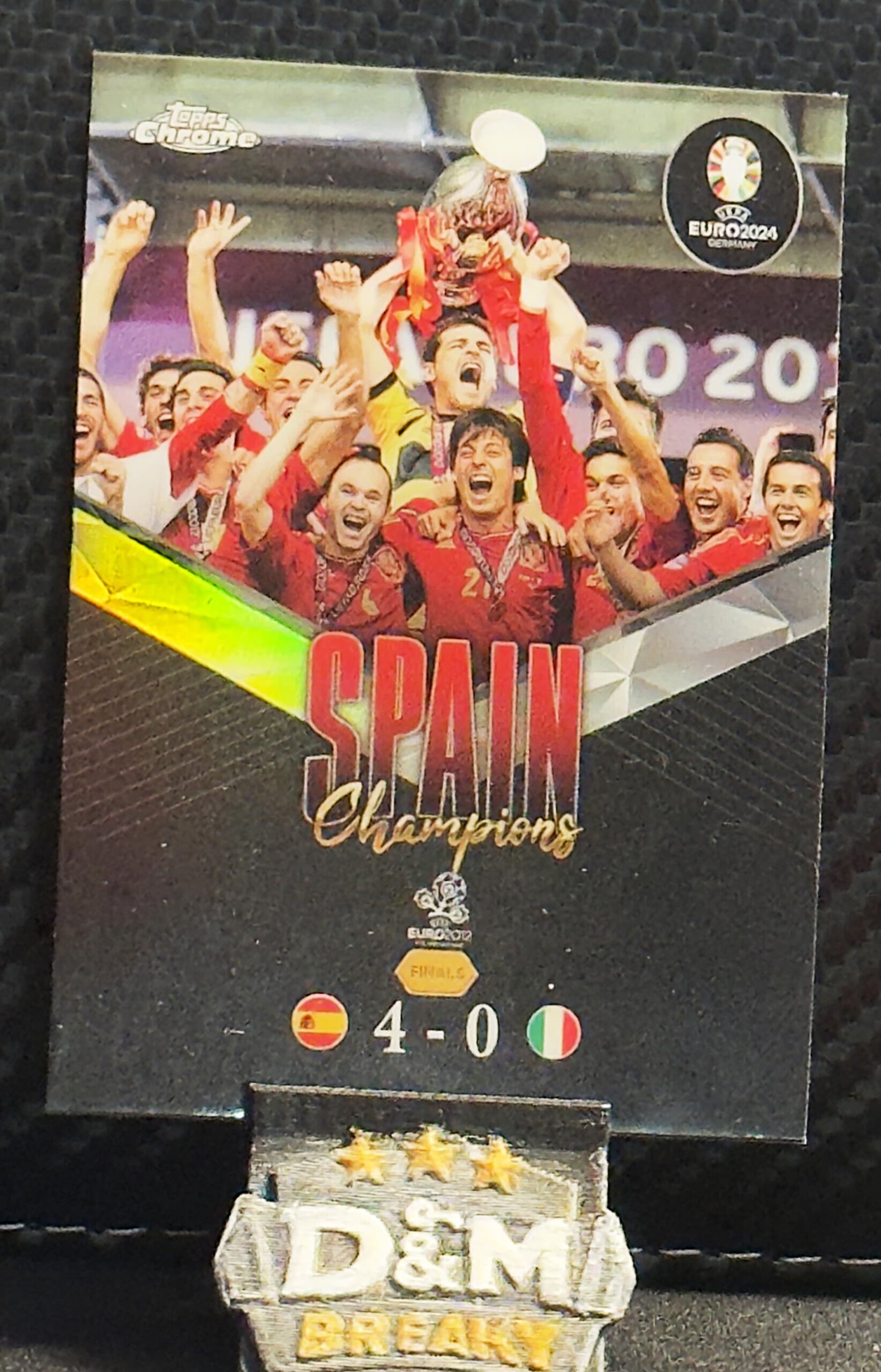 2024 Topps Chrome UEFA EURO - Spain champions