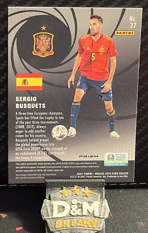 2021 Panini mosaic uefa euro - Sergio Busquets
