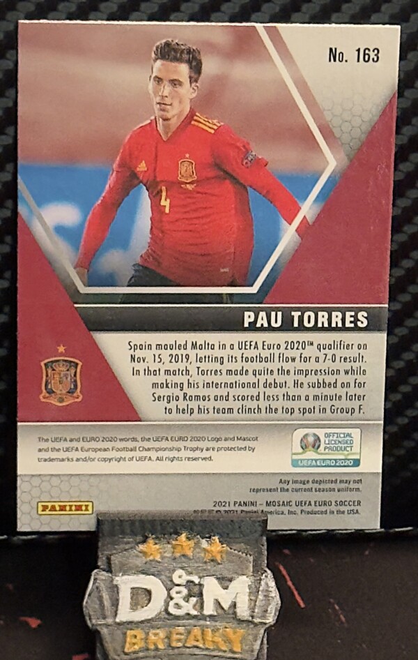 2021 Panini mosaic uefa euro - Pau Torres