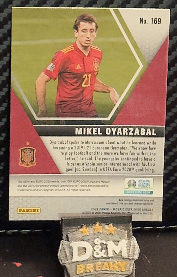 2021 Panini mosaic uefa euro - Mikel Oyarzabal