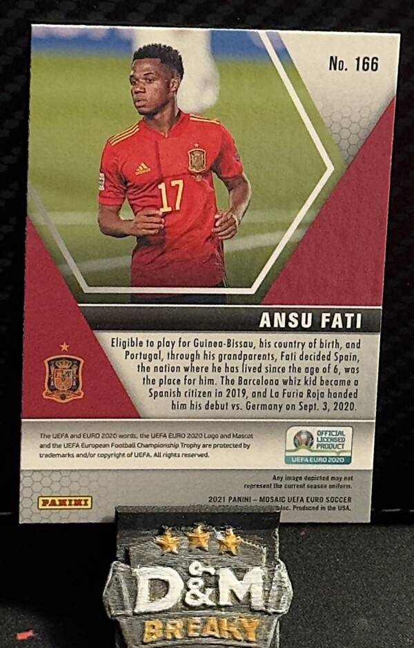 2021 Panini mosaic uefa euro - Ansu Fati