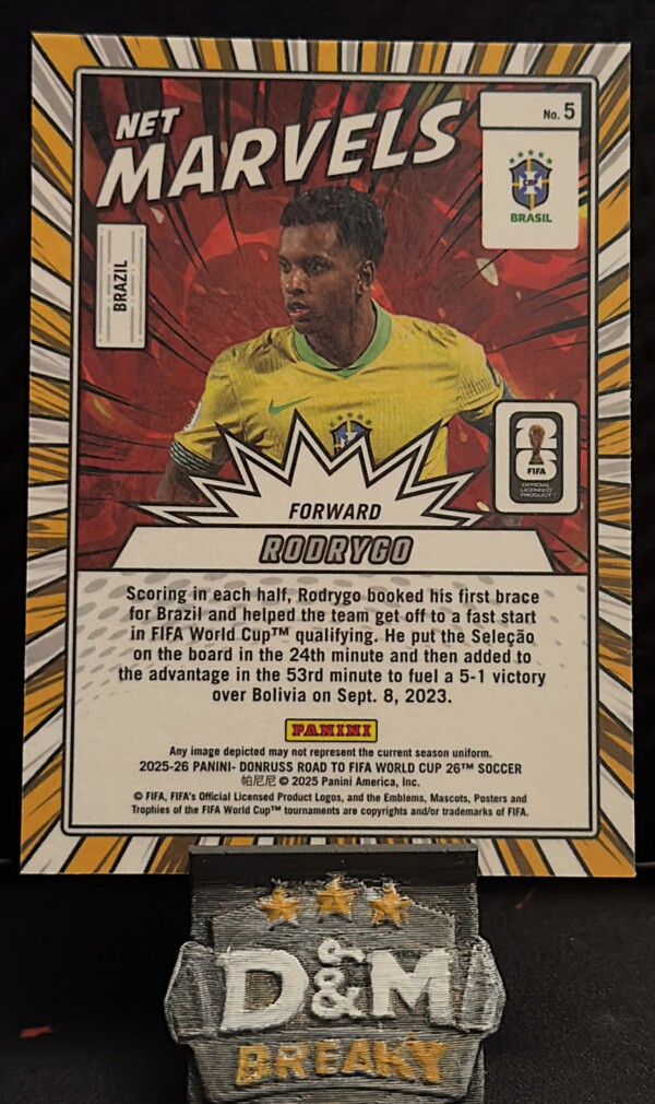 25/26 Panini donruss road to fifa - Rodrygo