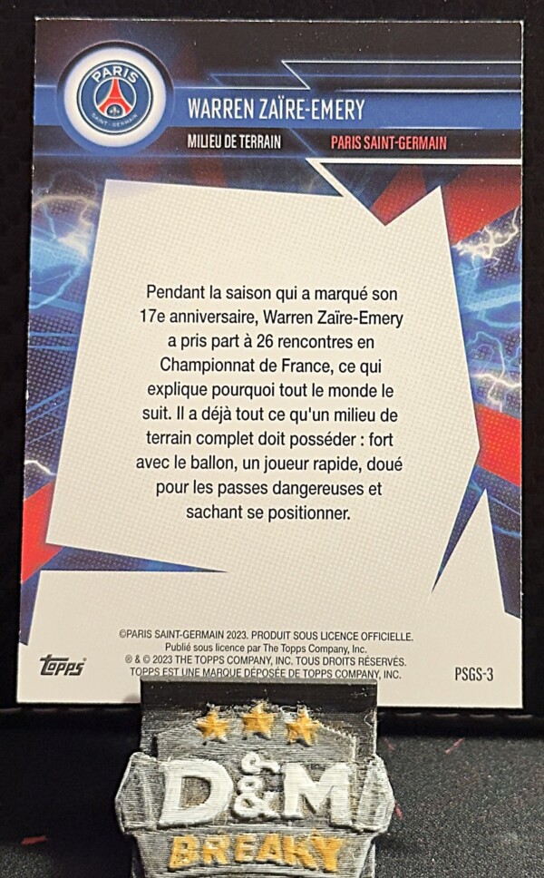 23/24 Paris Saint-Germain Team Set - Warren Zaire Emery