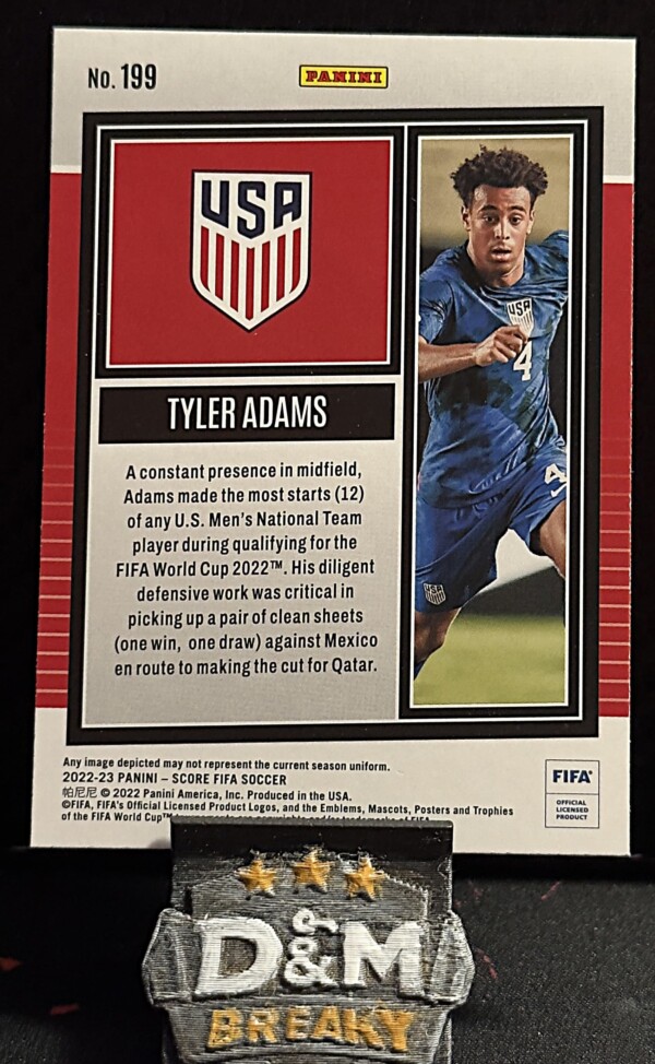 22/23 Panini score fifa - Tyler Adams
