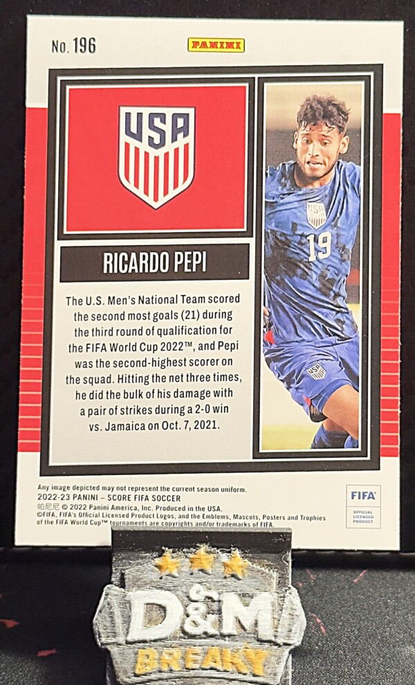 22/23 Panini score fifa - Ricardo Pepi