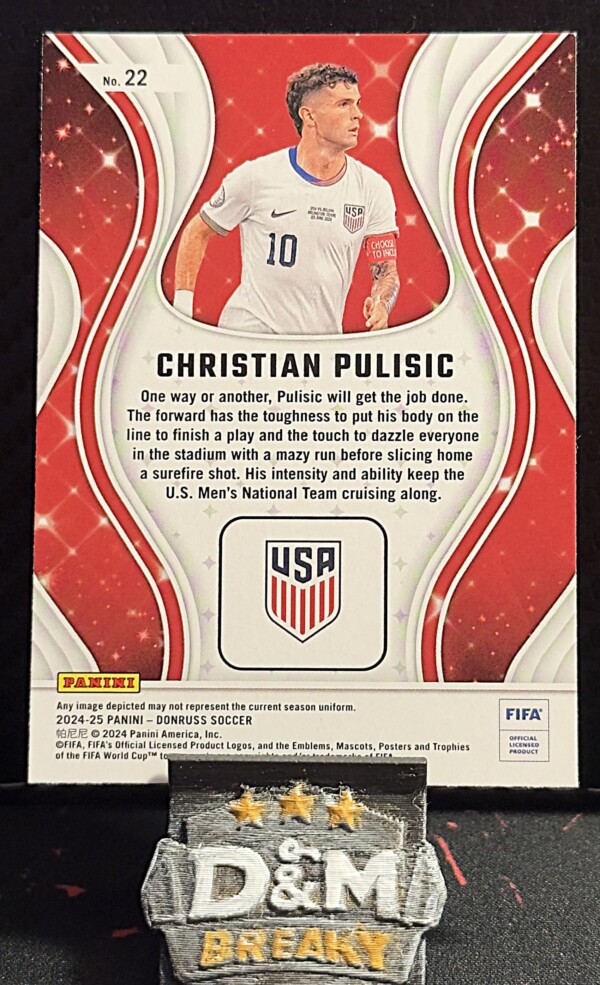 24/25 Panini donruss soccer - Christian Pulisic