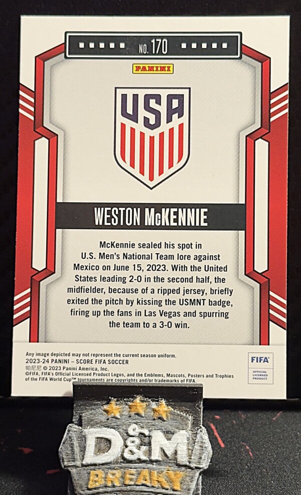23-2024 Panini score fifa - Weston McKennie