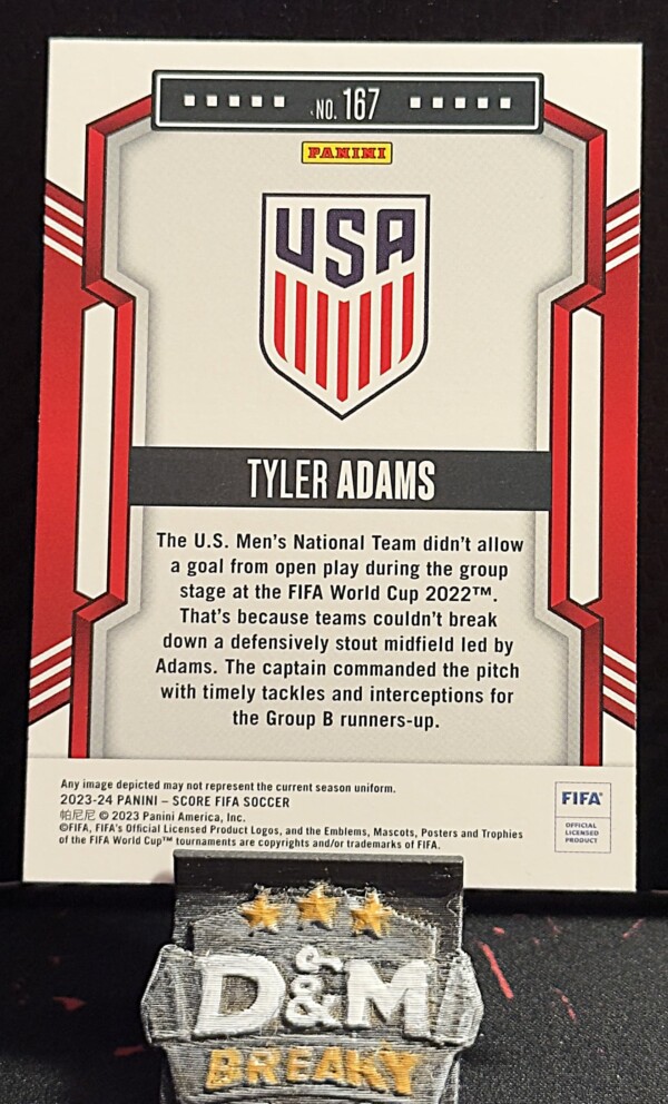 23-2024 Panini score fifa - Tyler Adams