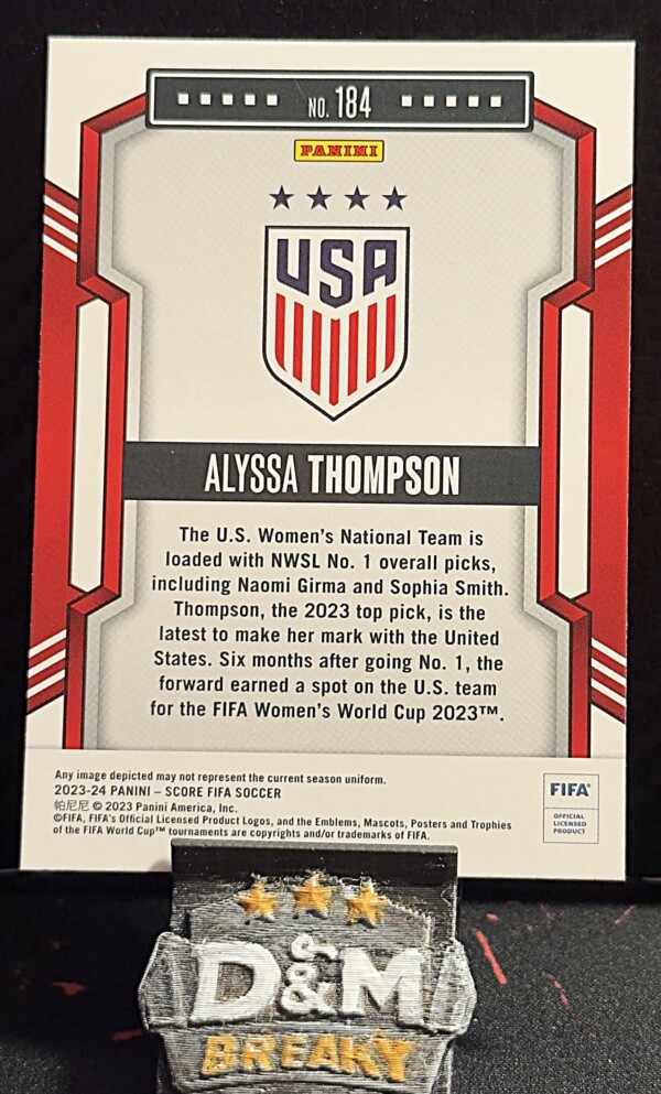 23-2024 Panini score fifa - Alyssa Thompson