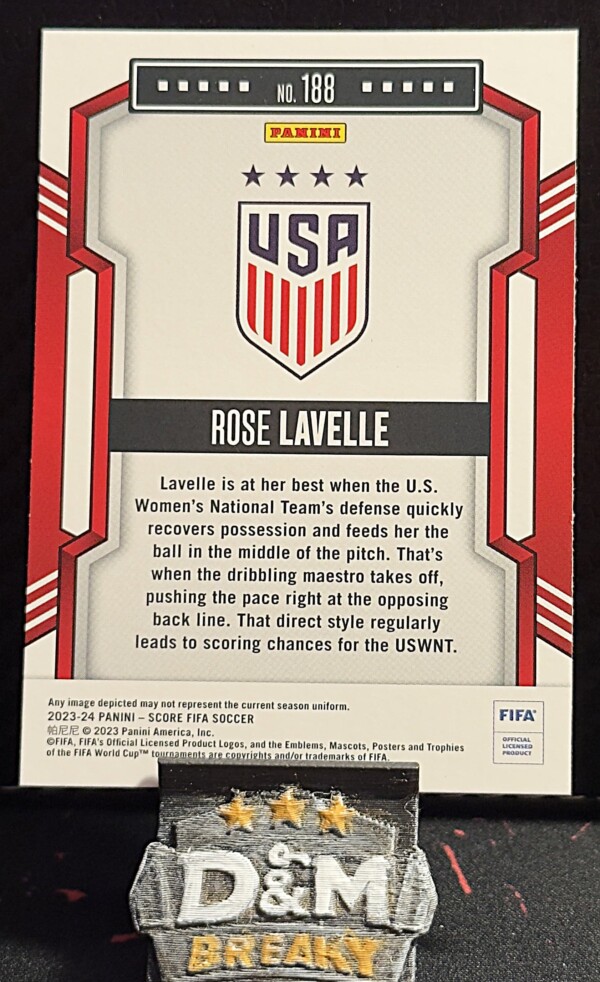 23-2024 Panini score fifa - Rose Lavelle