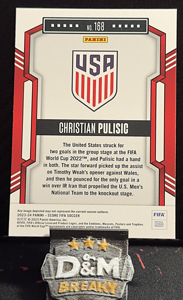 23-2024 Panini score fifa - Christian Pulisic