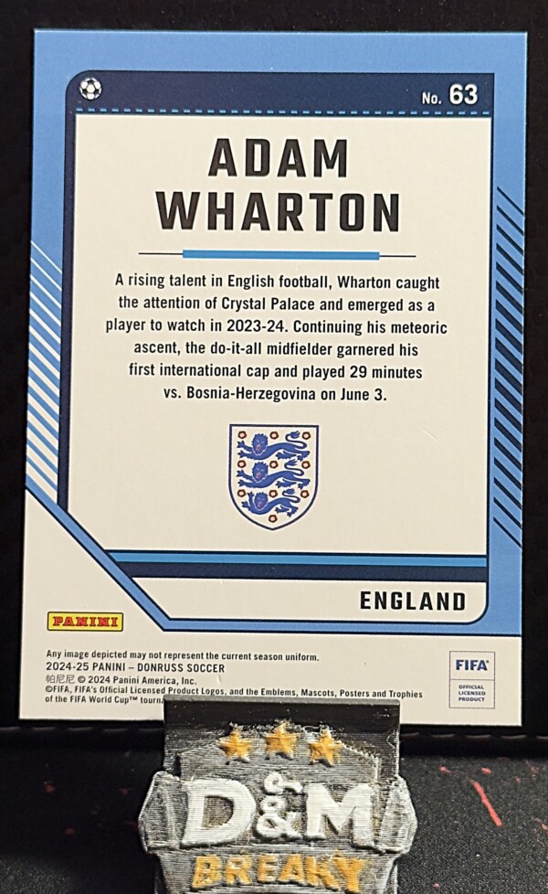 24/25 Panini donruss soccer - Adam Wharton
