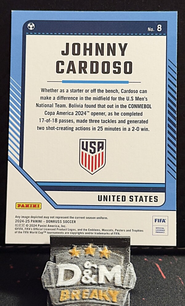 24/25 Panini donruss soccer - Johnny Cardoso