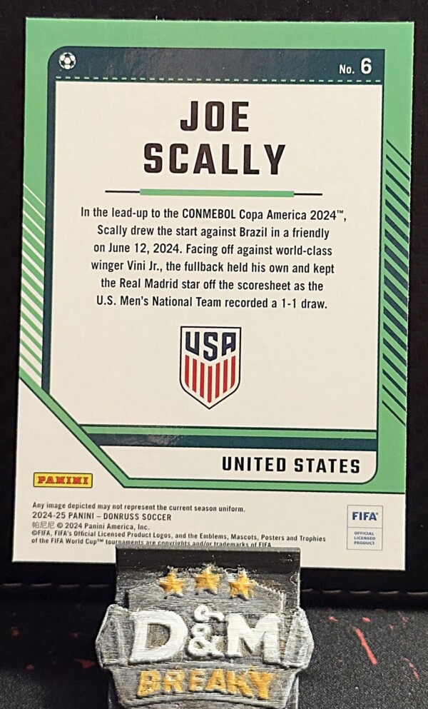 24/25 Panini donruss soccer - Joe Scally