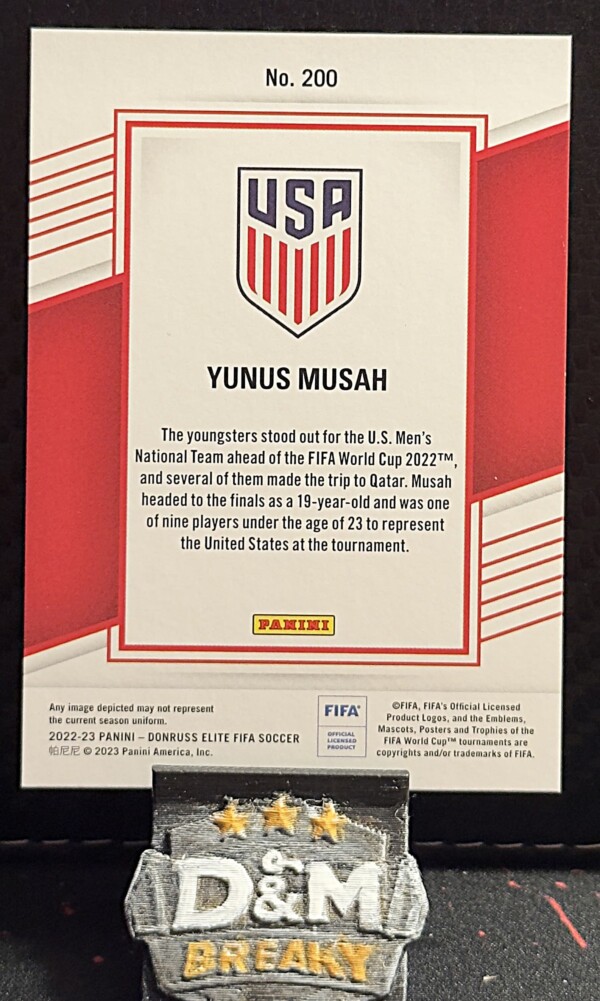 IMG_4993 22/23 Panini donruss elite - Yunus Musah