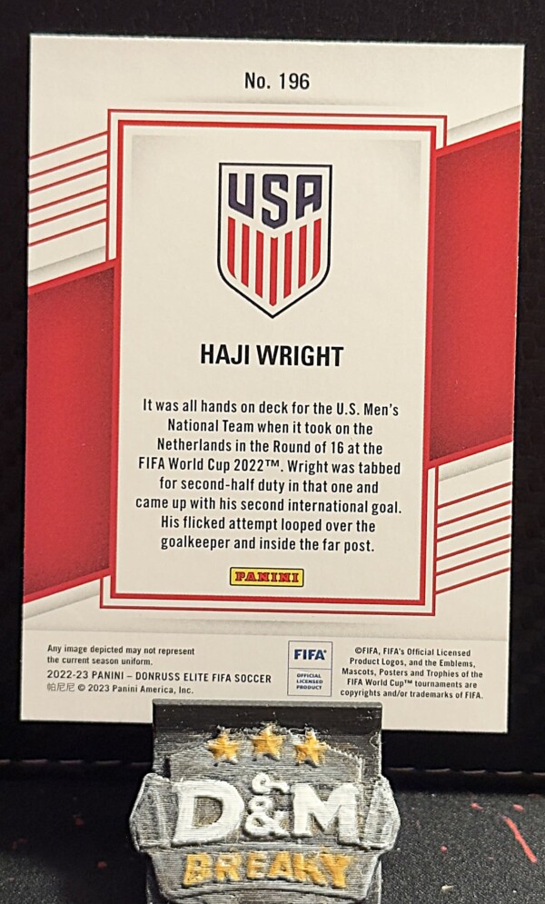 22/23 Panini donruss elite - Haji Wright