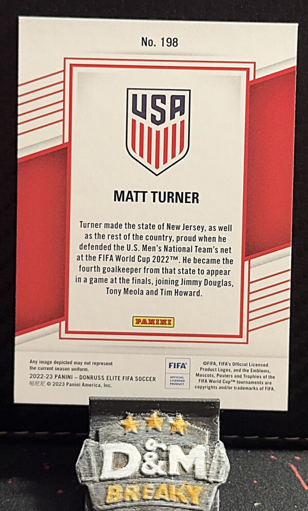 22/23 Panini donruss elite - Matt Turner