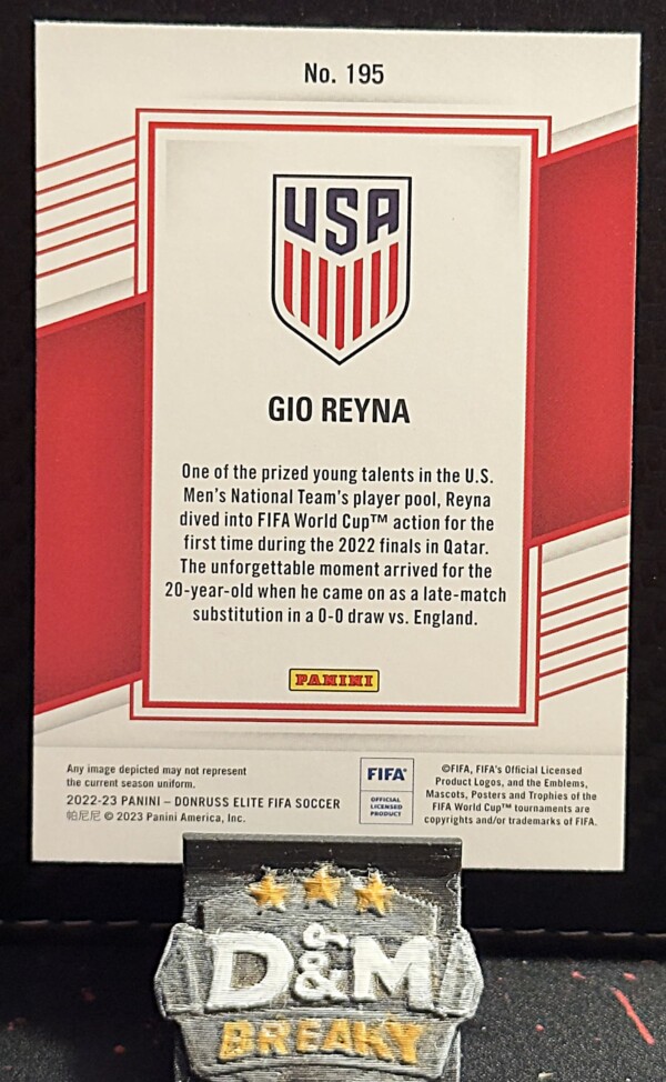 22/23 Panini donruss elite - Gio Reyna