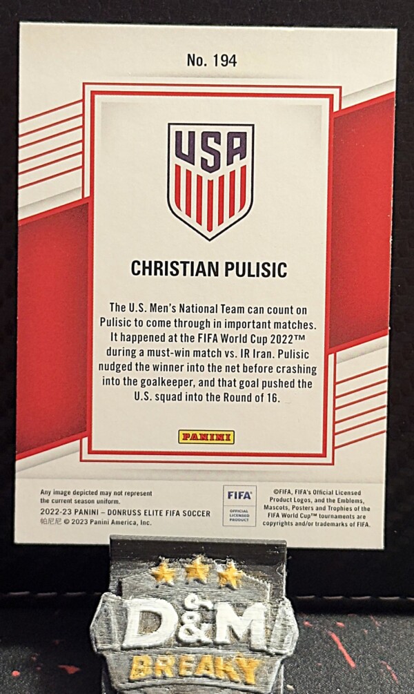 22/23 Panini donruss elite - Christian Pulisic