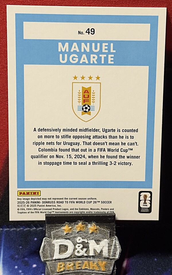 25/26 Panini donruss road to fifa - Manuel Ugarte