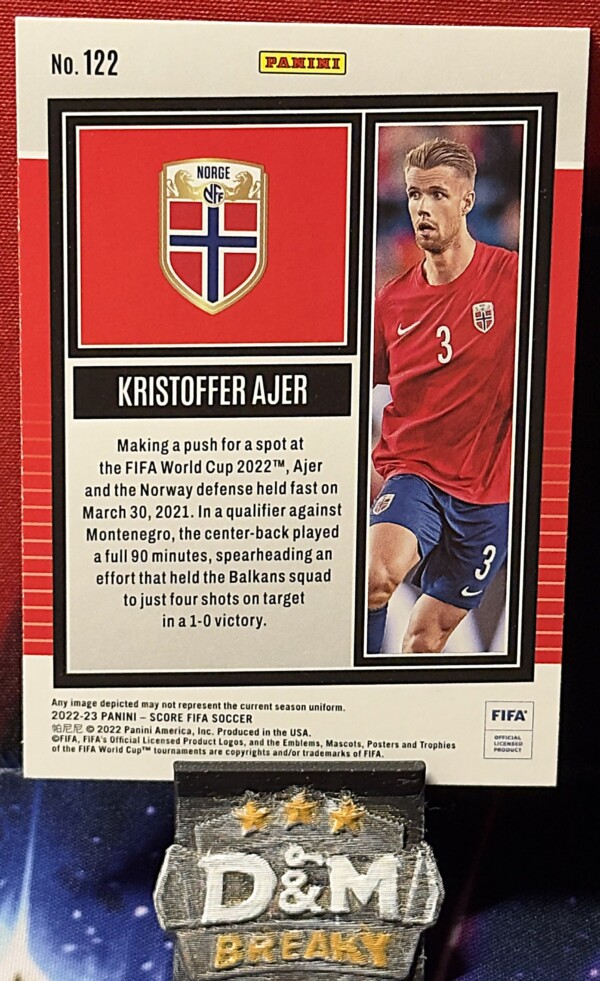 22/23 Panini score fifa - Kristoffer Ajer