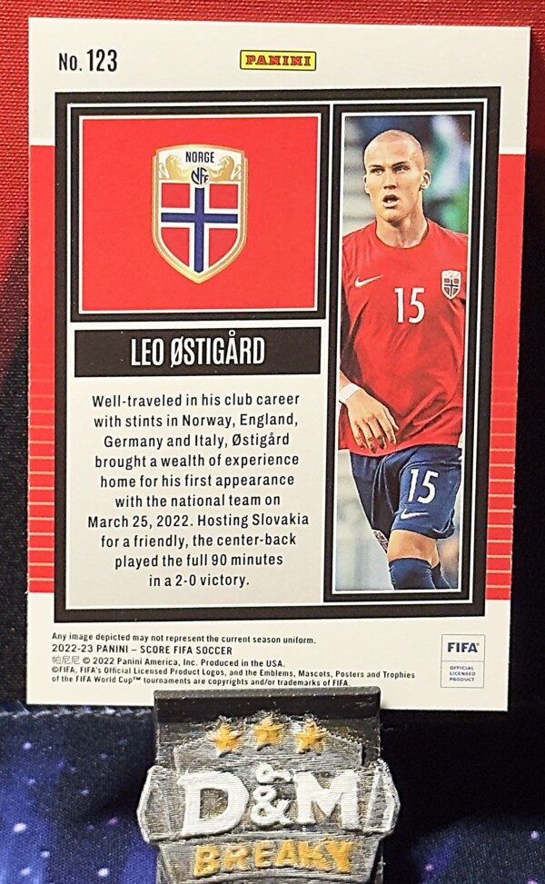 22-2023 Panini score fifa - Leo Ostigard