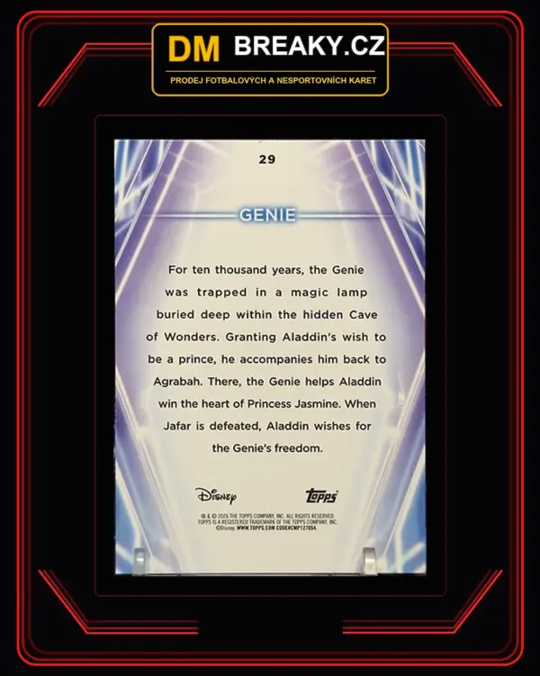 2026 Topps Disney neon - Genie